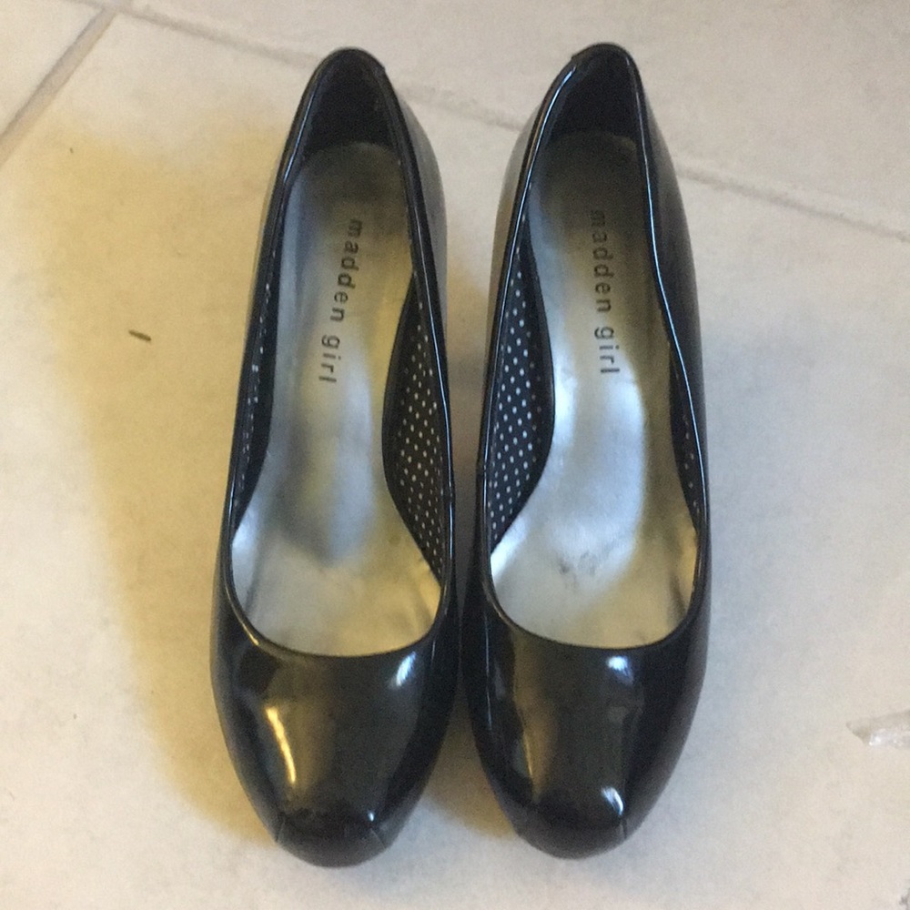 Madden Girl Black Patent